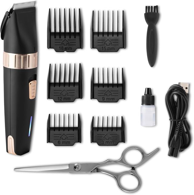 Amazon Basics Tondeuse électrique silencieuse pour Chiens, Chats, Animaux domestiques