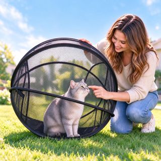 Parc pour Chat, Tente Filet Pop Up Extérieur