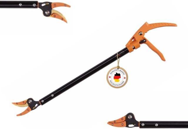 Sécateur avec poignée rotative et fonction de serrage, 65 cm de long
