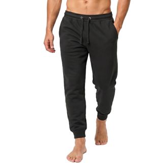 Iron Mountain Jogging Homme – Pantalon Sweat Fleece avec Cordon et Poches, Joggers avec Chevilles Côtelées pour Sport, Fitness et Détente (Noir, M)