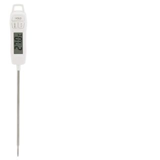 Fdit Thermomètre Alimentaire Numérique, Grand écran LCD avec Mesure Précise pour la Cuisine, Barbecue, Viande, Poisson, Soupe, Plage de -50 à 300 ℃