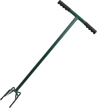 Cultivateur multidents Faithfull Countryman, Outil de Jardin en Acier au Carbone forgé pour ameublir la Terre – Longueur : 920 mm