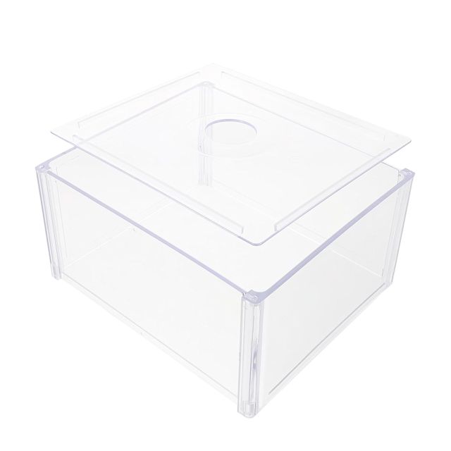 Alipis Boîte de Protection Coupe-vent en Acrylique pour Balance Numérique de Précision, Accessoire Léger Transparent, Bouclier de Pesée Stable Cuisine et Bijouterie, Outil Portable