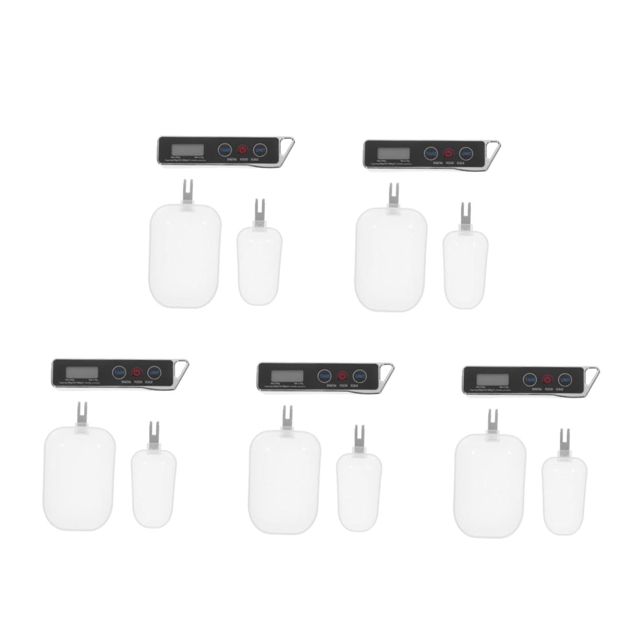ABOOFAN 5 Ensembles Balance De Cuisine Électronique Mini-échelle à Grammes Portables Mini Balance Alimentaire Pesée De Cuisine à L'échelle De Gramme Plastique