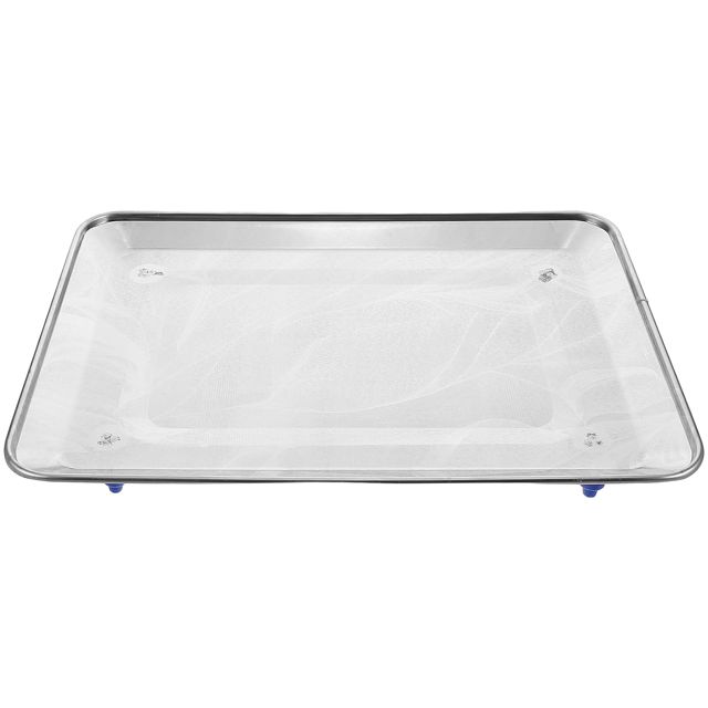 BESTYASH Plateau de Pesée Électronique 23 X 33 Cm en Acier Inoxydable Réutilisable pour Balance Cuisine, Plateau Stable Antidérapant pour Fruits, Farine et Pesée Alimentaire Précise