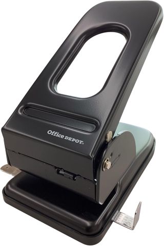 Office Depot Heavy Duty Metal 2 Hole Punch - Up To 65 Sheet Capacity