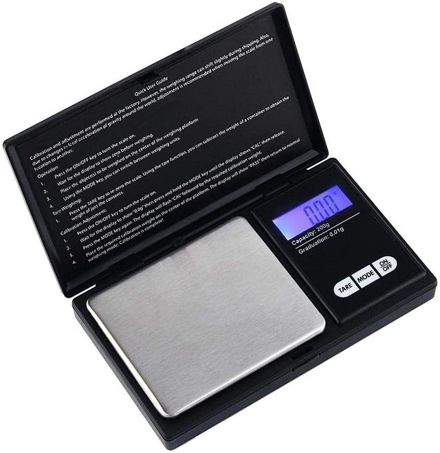MAGT Balance Digitale 0.01g Weighing Scale Pocket Scale Weighing Scale Digital Pocket Scale, 200g 0.01g Pocket Digital Scale Portable Gram Jewellery Balances Weighing Balances Kitchen Balances Digital