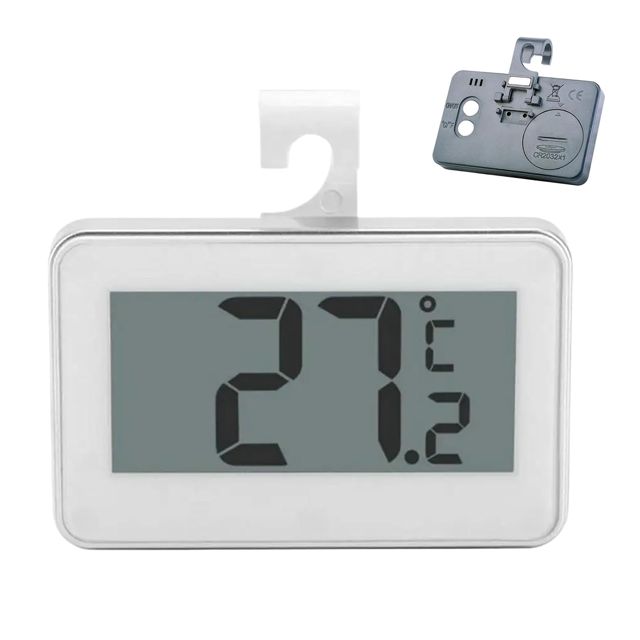 Thermomètre Numérique pour Réfrigérateur Accessoires Frigo avec Écran LCD