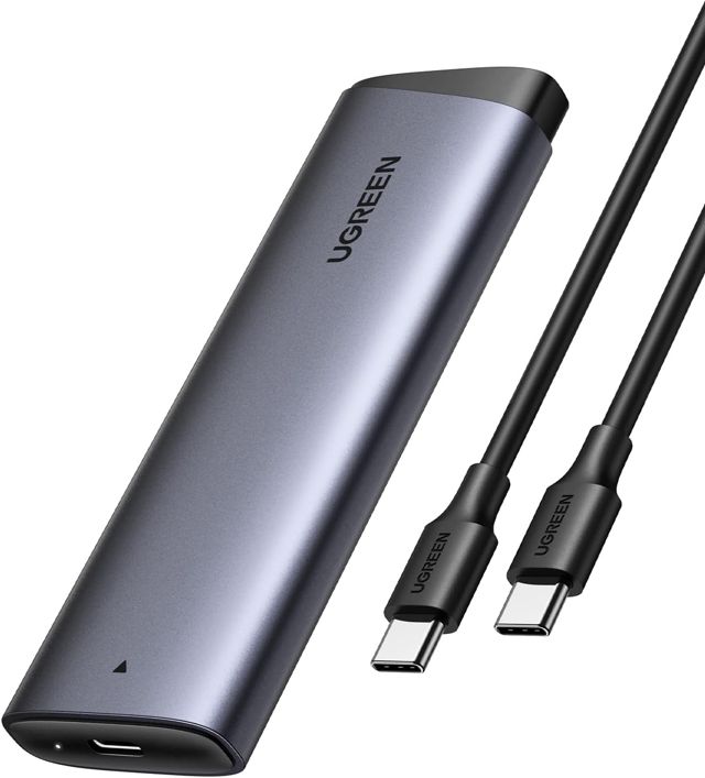UGREEN Boîtier SSD M2 NVMe PCIe 10 Gbps USB 3.2 Gen 2 Adaptateur Disque Dur