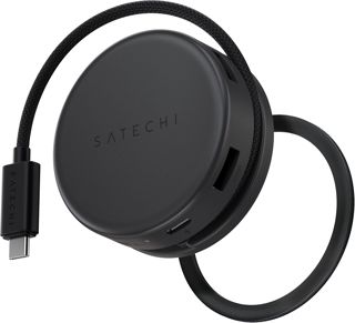SATECHI OntheGo Hub USB C Magnétique 7-en-1, PD 100W, HDMI 4K, Noir