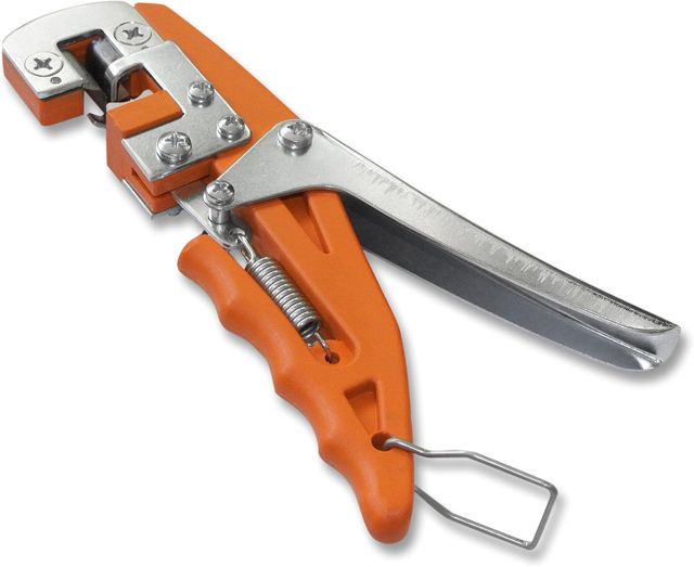AUSONIA - PINCE À GREFFER MANUELLE POUR GREFFES AVEC LAMES EN ACIER TREMPÉ À OMEGA ET À ENCASTREMENT, AVEC CORPS EN FIBRES DE VERRE, 20 CM