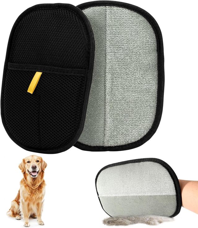 2 Pièces Gant Anti Poils Animaux, Gant Poil Chat, Brosse Anti Poils Animaux