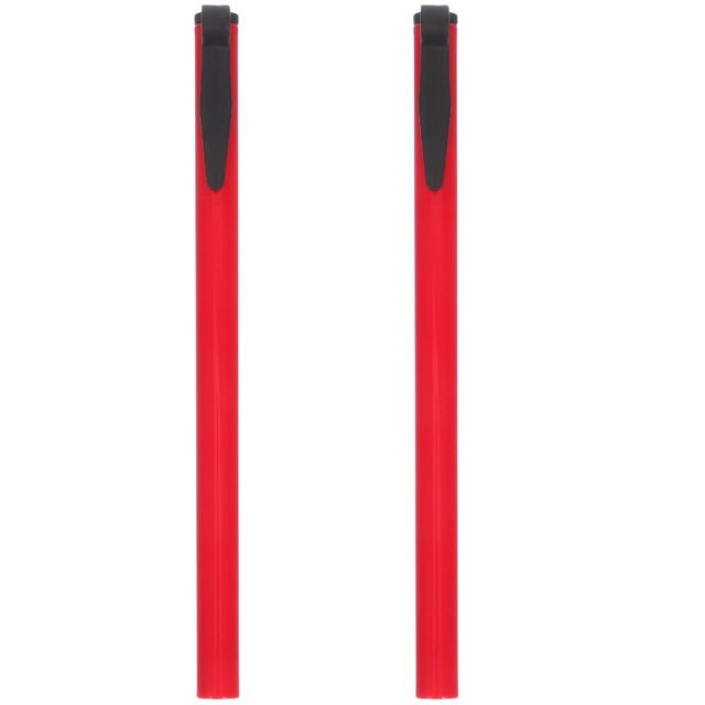 Toyvian Pince Thermomètre Alimentaire en Plastique Rouge 2pcs Protection Capteur pour Cuisson Cuisine à Domicile, Rangement Pratique
