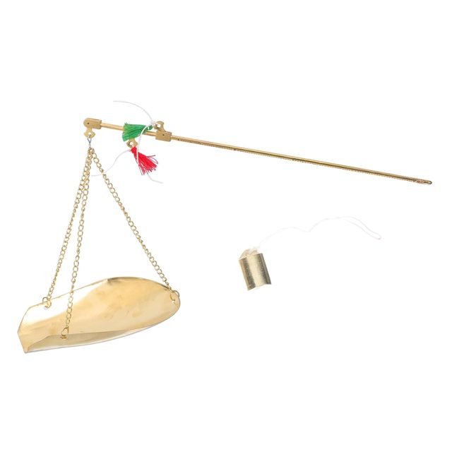 Operitacx Balance Cuisine Vintage en Cuivre Résistance et Finesse, pour Boutique de Médecine Traditionnelle Chinoise ou Bijouterie
