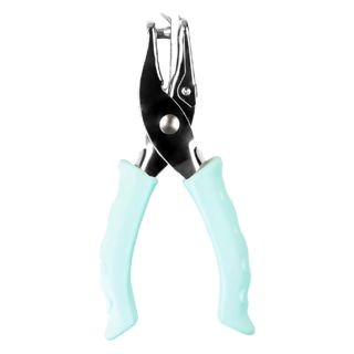Perforateur à Un Trou 6mm Métal avec Boîtier de Récupération - Perforatrice Manuelle Poignée Confortable pour Cercles dans Papier, Cartes & Loisirs Créatifs - Coloris: Vert