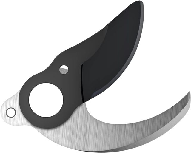 Lame de rechange pour sécateur électrique Kebtek KT E-35, SK5 acier à haute teneur en carbone avec revêtement en téflon, diamètre de coupe max 35 mm, 2 lames supérieures