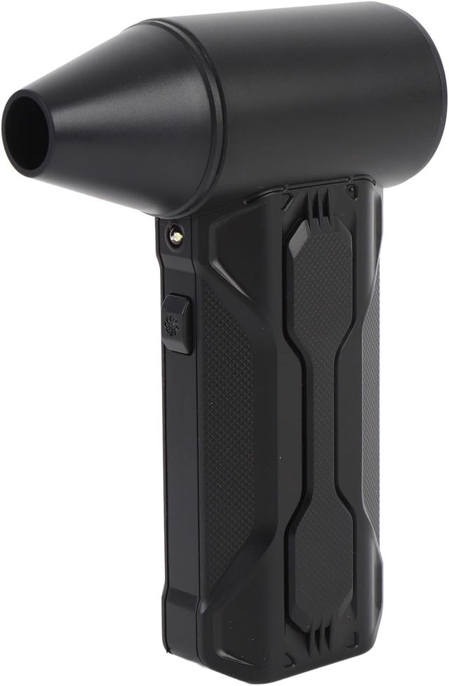 Luocute Dépoussiéreur à Air comprimé, Souffleur D'air électrique 160 000 Tr/min avec 3 Vitesses Réglables et Lumière LED, Souffleur de Poussière Rechargeable pour Clavier, Ordinateur,