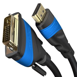 KabelDirekt 2m Câble adaptateur DVI 24+1 à HDMI (DVI-D, Full HD 1080p Highspeed avec Ethernet) TOP Series