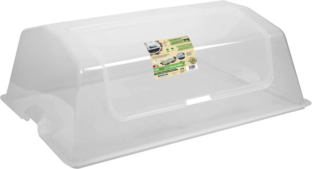 EDA - Serre de Culture Compatible avec Espace Potager Veg&Table Max - Transparent, Naturel