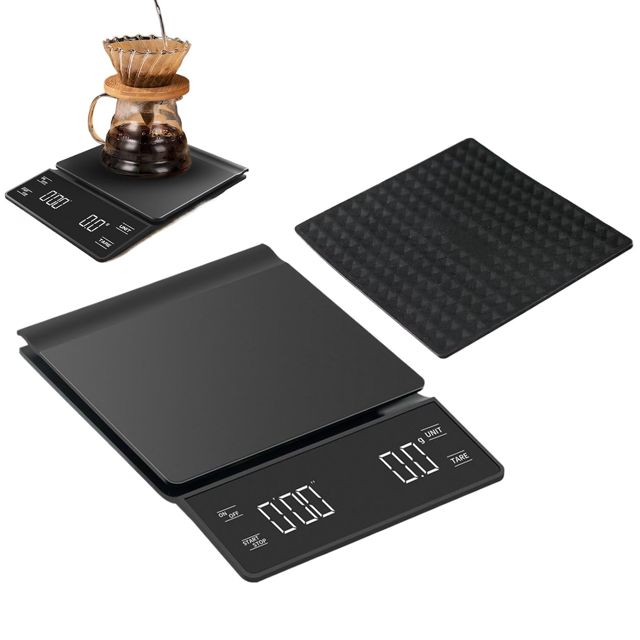Balance Rechargeable 3 kg/0,1 g Portable Écran Tactile Minuterie Étanche