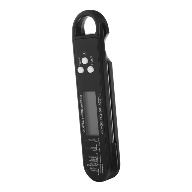 MAGICLULU Thermomètre de Cuisine Mesureur de Température Alimentaire pour Friteuse à Air Thermomètre de Cuisson Domestique