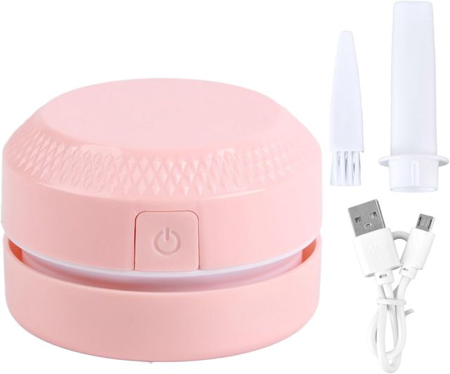 D é poussi é reur de bureau nettoyeur de poussi è re de Table chargeur USB (Bleue)