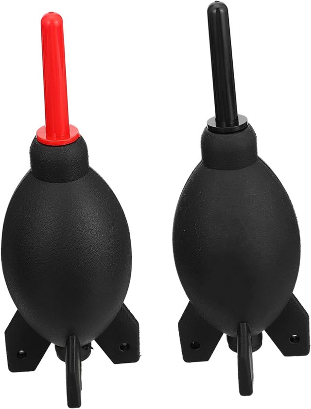Souffleur d'air de Nettoyage pour Appareil Photo 2 Pièces Rouge