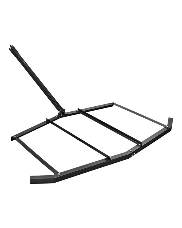 VEVOR Herse Traînée 1830 mm Râteau Niveleur Remorquable d'Allée en Acier Q235 avec Attelage à Goupille, Niveleuse d'Allée de Gravier, Outil de Nivellement, pour VTT, UTV, Tracteur de Pelouse de Jardin