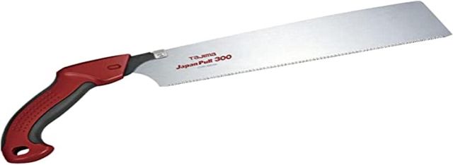 Tajima JPR300A Aluminist Scie japonaise de précision 300 mm, Noir/Rouge