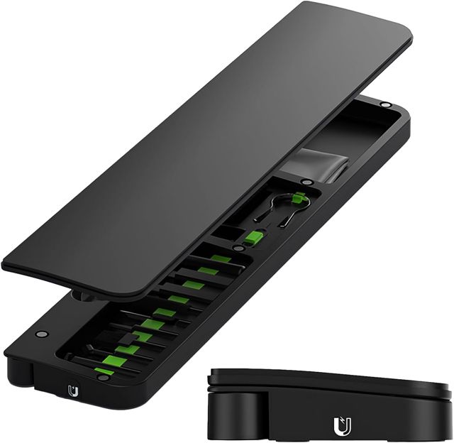 Kit de nettoyage de clavier, nettoyeur d'ordinateur et de téléphone 22 en 1, comprend un repose-main, une brosse coudée, un nettoyeur de port d'écouteurs, un support de téléphone