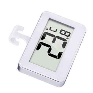 Toyvian Lot de 2 Thermomètres Numériques de Réfrigérateur Magnétique Étanches, Haute Précision, Plage 20 à 60°c, Écran Lcd, Blanc, pour Congélateur et Intérieur la Cuisine