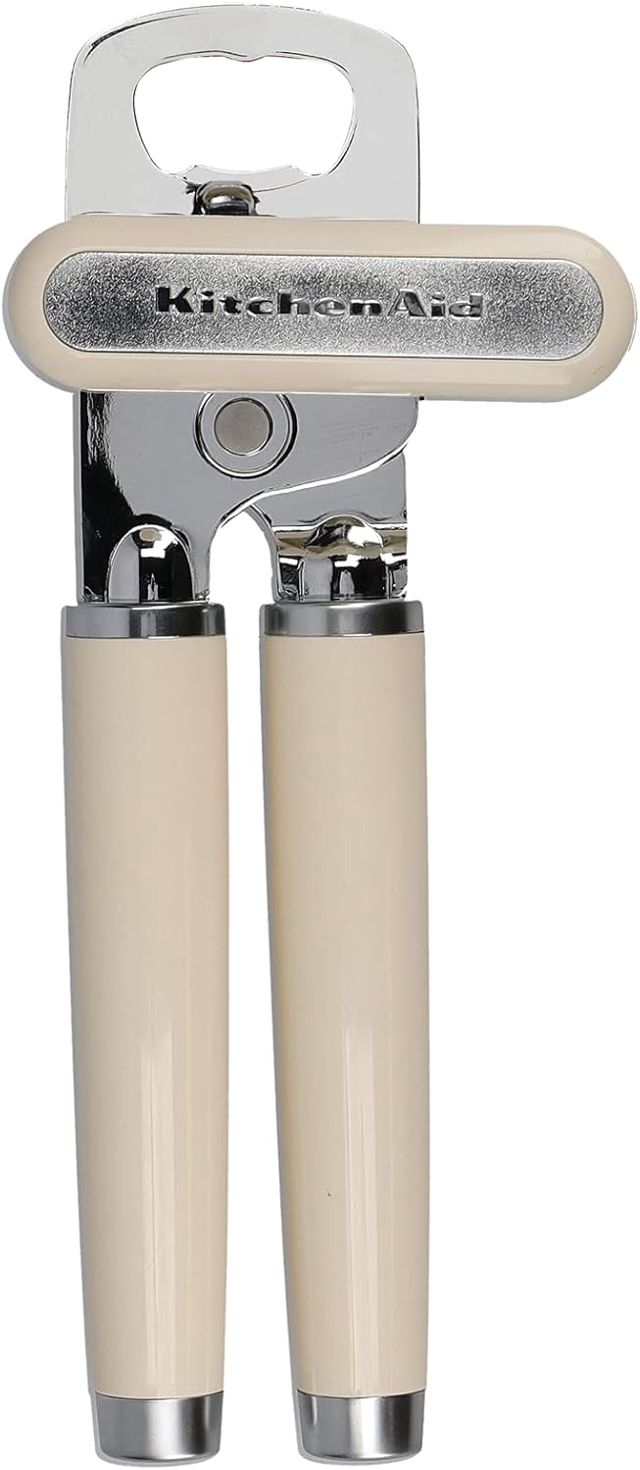 KitchenAid - Ouvre-boîte / Décapsuleur en Acier Inoxydable, Couleur Crème