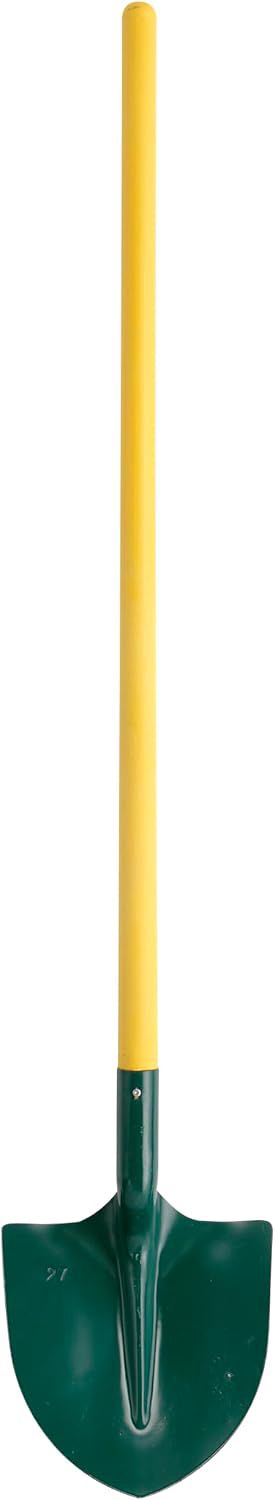 Leborgne, Pelle Ronde Tole 27 cm Manche Compositube 117 cm, Tête en Acier trempé en totalité pour Une Meilleure résistance à l’Usure, pour Manipuler la Terre, Le Gravier, Le Sable