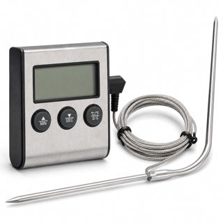 Thermomètre à Viande Numérique avec Sonde et Minuteur
