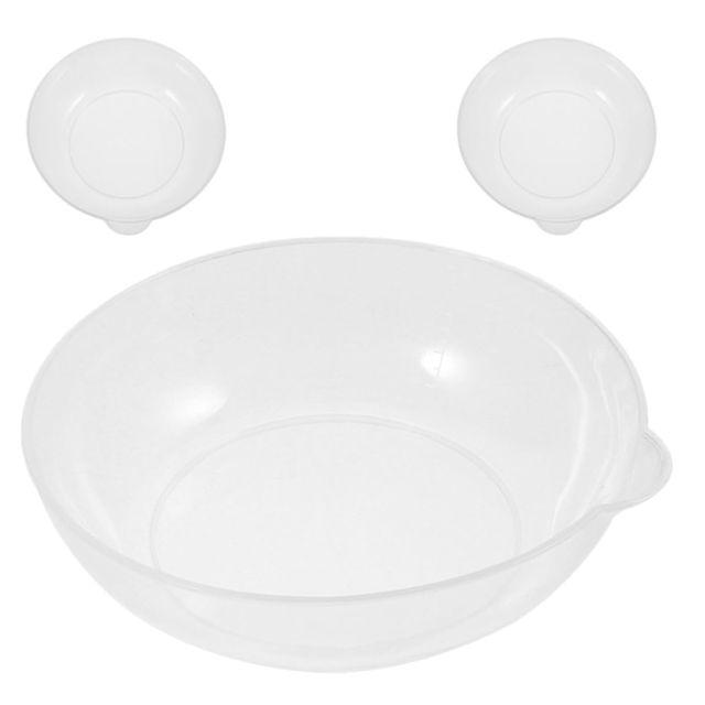 EXCEART Plateau de Pesée Léger en Plastique Blanc 3pcs Graduation Précise Capacité 800 Ml pour Balance Électronique la Cuisine pour Ingrédients et Pâtisserie