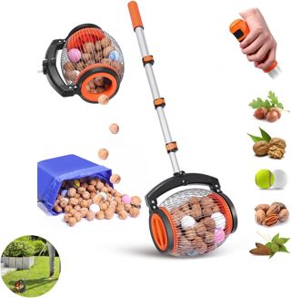 Récupérateur Collecteur de Noix,Nut Gatherer,67-143cm Manche Télescopique
