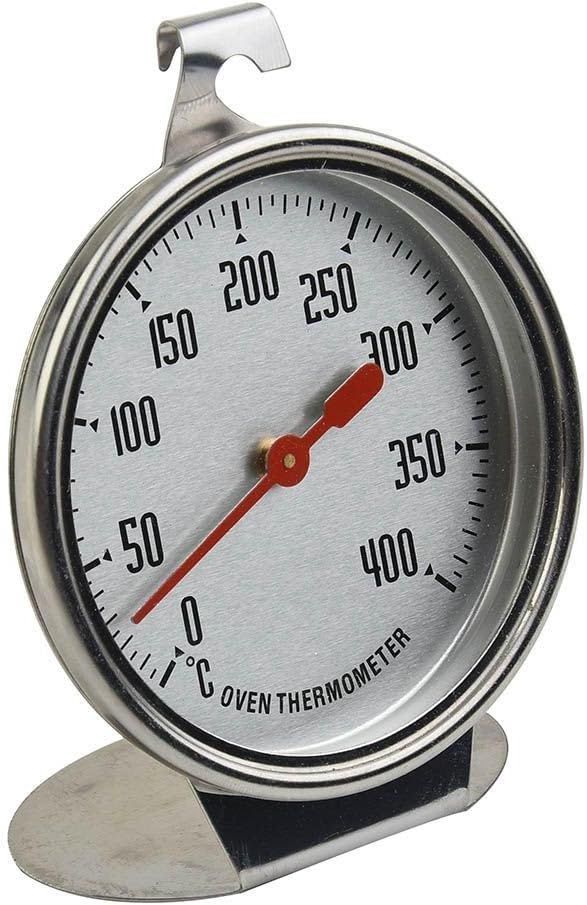 Thermomètre de four en acier inoxydable, jauge de cuisson 0-400 °C pour cuisson, rôtir et griller, outil de cuisine précis pour tous les appareils de four