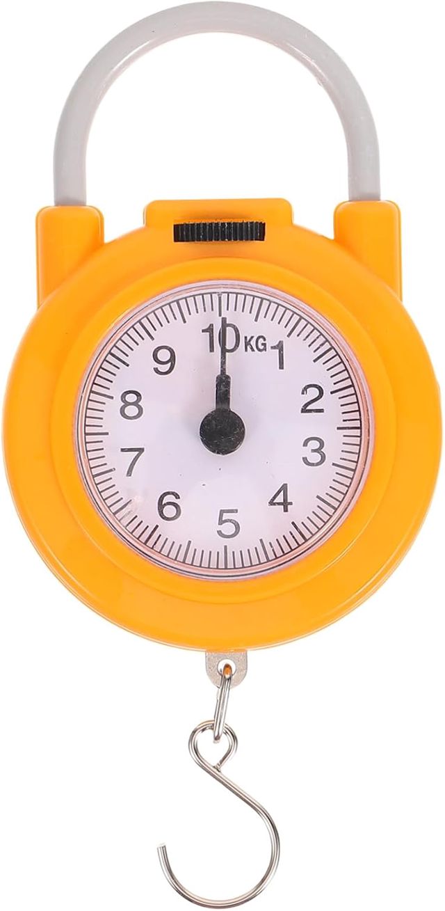 Cabilock Balance Portable à Ressort Mécanique Compacte pour Bagages et Cuisine Précision Légère et Facile à Transporter Échelle Suspendue Multifonctionnelle pour Voyage et Usage Domestique