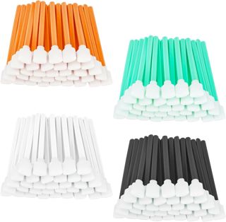 Lot de 200 outils de nettoyage en mousse à pointe carrée de 13 cm pour