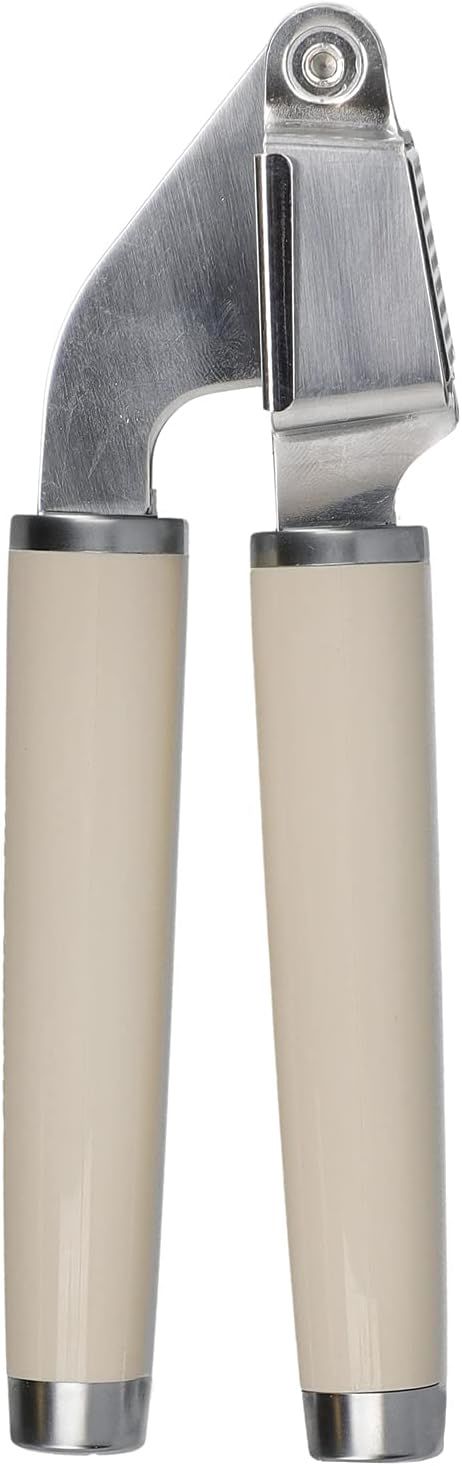 KitchenAid - Presse-Ail Manuel en Inox - Couleur Blanc Amande