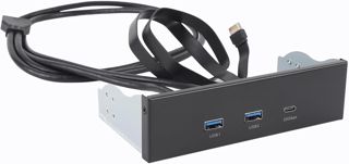Tbest Panneau Avant USB Hub avec Ports Type C
