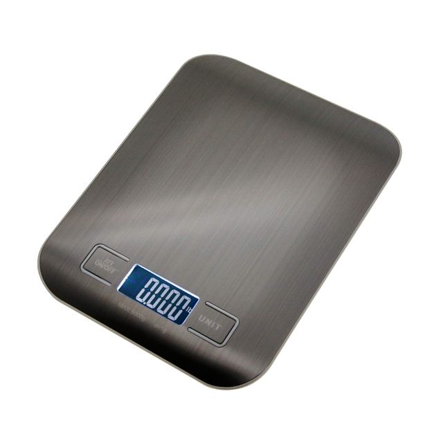 Balance de cuisine numérique multifonction en acier inoxydable pour la cuisson avec unité de mesure de précision commutateur de conversion g/kg/lb/oz/ml/lait ml