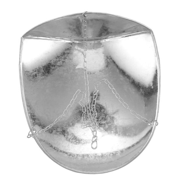 NUOBESTY Plateau Rond Creux en Acier Inoxydable pour Balance Suspendue Industrielle avec Chaîne, Installation Facile et Structure Robuste, pour Pesée Alimentaire et Déplacement
