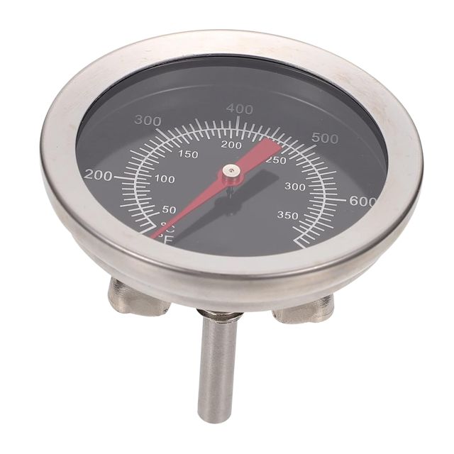 POPETPOP 1 pièce Thermomètre Bimétallique de Cuisine Acier Inoxydable pour Four et Barbecue Mesure Précise pour Viandes et Pâtisseries Outil Pratique et