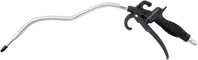 Dépoussiéreur pneumatique multidirectionnel avec poignée anti-fatigue, flux d'air haute vitesse pour un nettoyage en profondeur des surfaces, outil robuste avec connecteurs à dégagement rapide et
