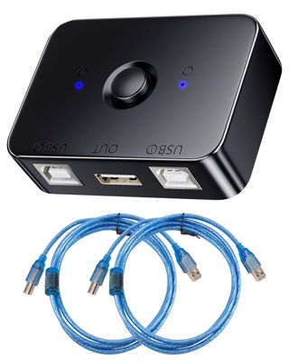 Commutateur de Partage D'imprimante USB 2.0 2 Ports USB B