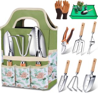 Kynup Outillage de Jardin, Ensemble Outils Jardinage en Acier Inoxydable