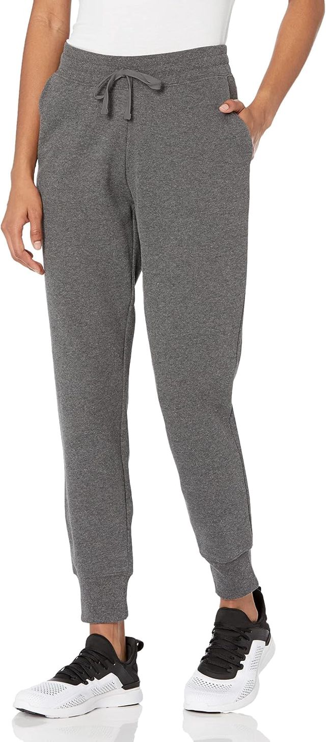 Amazon Essentials Femme Pantalon De Jogging À Revers en Polaire (Disponible en Grande Taille)