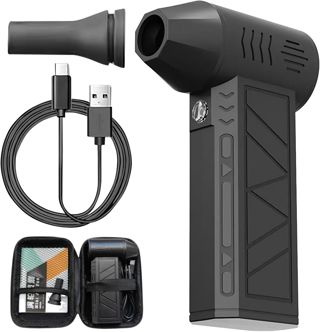 Atomiseur d'air électrique – Souffleur portatif d'air comprimé | Appareil de séchage à main 3 niveaux réglables-accessoires de dépoussiérage pour le nettoyage atelier bureau électronique ménager