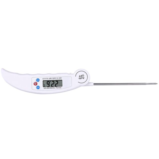 ABOOFAN Thermomètre Pliable Large Plage de Température Sonde en Acier Inoxydable pour Barbecue Cuisine Cuisine pour et Grillades
